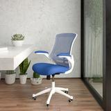 Mid-Back Mesh Swivel Ergonomic Task Office Chair with Flip-Up Arms