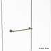 Allied Brass Waverly Place Collection Clear Brass 24-inch Shower Door Towel Bar