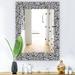 Designart 'Black & White 3' Modern Mirror - Frameless Contemporary Printed Wall Mirror