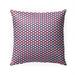LUCILLE RED WHITE BLUE Indoor|Outdoor Pillow By Kavka Designs - 18X18