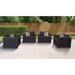 Belle 4 Piece Outdoor Wicker Patio Furniture Set 04a