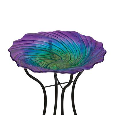 18 Birdbath with Stand - Ripple