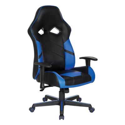 Vapor Gaming Chair in Faux Leather with Color Accents