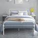 Homy Casa Industrial Style Iron Metal Standard Bed Frame