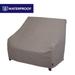 Modern Leisure Garrison Waterproof Outdoor Patio Loveseat Cover, 66" W x 40" D x 39" H, Heather Gray, Model