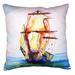 Tall Ship No Cord Pillow 18x18