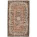 Hand-knotted Color Transition Copper, Grey Wool Rug - 5'8 x 9'8