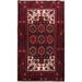 Geometric Balouch Afghan Oriental Kitchen Area Rug Hand-Knotted - 3'3" x 5'11"