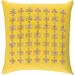 Decorative Rotorua Saffron 18-inch Throw Pillow Cover