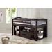 Addison Junior Low Loft Bed and Desk Set with Storage Drawers