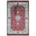 HERAT ORIENTAL 4' x 6' Handmade One-Of-A-Kind Kashmiri Silk Rug - 4' x 6'