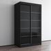 Aria 2 Door Modern High Gloss Wardrobe Armoire