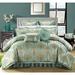 Chic Home 13-piece Giovani Blue Jacquard Comforter Set