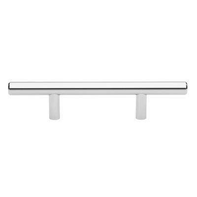 GlideRite 6-inch Solid Polished Chrome Handles 3 inch CC Cabinet Bar Pulls (Pack of 10 or 25)