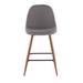 Carson Carrington Stone Walnut Counter Stool (Set of 2)