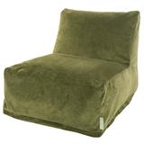 Majestic Home Goods Indoor Villa Velvet Bean Bag Chair Lounger 36 in L x 27 in W x 24 in H