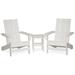 Wyndtree 3-pc. Modern Adirondack Chairs with Side Table