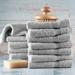 Hearth & Harbor 100 Percent Cotton Ultra Soft and Highly Absorbent Set of 12 Multipurpose Wash Cloths - 13 inches x 13 inches.
