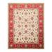 8x10 Hand Tufted Hand Made 100% Wool Kashan Traditional Oriental Area Rug Beige,Coral Color - 8' x 10'