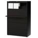 Lorell Black 5-drawer 42-inch Wide Telescoping Suspension Lateral Files