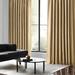 Exclusive Fabrics Textured Dupioni Faux Silk 108-inch Blackout Grommet Curtain (1 Panel) - 50 x 108