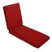Sunbrella Jockey Red Indoor/ Outdoor Hinged Cushion - Corded
