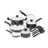 T-Fal Initiatives 16 Pc. Cookware Set, Black