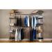 Closet Organizer Shelves System Expandable Clothes Storage Metal Rack