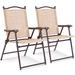 Set of 2 Patio Chairs Folding Chairs Indoor Outdoor Camping Chairs