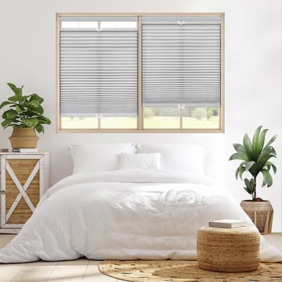 Regal Estate 64-inch Grey Cloud Light-filtering Top Down/Bottom Up Shade