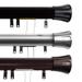 InStyleDesign Flare Decorative Traverse Rod with Center Open Sliders