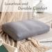 Premium Microbead Pillow, Anti-Aging, Silk like Cover, Stone Gray