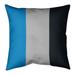 Carolina Carolina Football Stripes Pillow-Spun Polyester