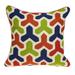 Parkland Collection Handmade Canis Transitional Multicolored Pillow Cover With Poly Insert