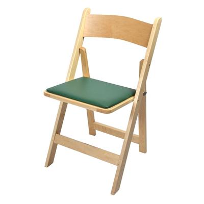 Kestell Maple Folding Chair - Vinyl Seat Cushion