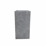 Kante Lightweight Tall Square Outdoor Planter, 28 Inch Tall, Concrete - 14"W x 14"L x 28"H