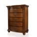 Furniture of America Sern Traditional Oak Solid Wood 5-drawer Chest