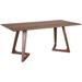 Aurelle Home Gideon Solid Wood Modern Rectangular Dining Table - 29.5" x 71" x 35" - 29.5" x 71" x 35"