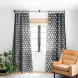 1-piece Blackout Mila Sun Black Made-to-Order Curtain Panel