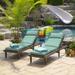 Arden Selections Leala Texture Outdoor Chaise Lounge Cushion