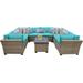 Monterey 9 Piece Outdoor Wicker Patio Furniture Set