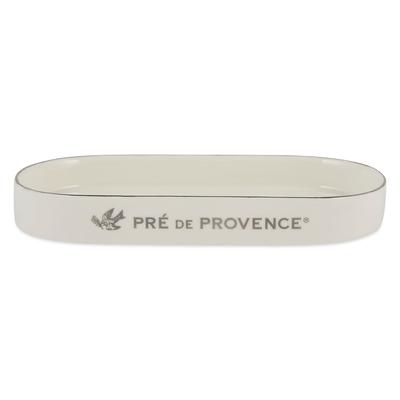 Pre de Provence Ceramic Soap and Lotion Caddy - White