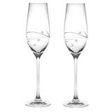 Barski Handmade Glass Champagne Glass (Set of 2)