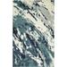 Addison Reston Nebulous Blue/Ivory/Silver Area Rug (10 x 13) - 9'6"X13'2"