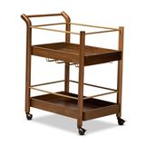 Tahir Modern and Contemporary 2-Tier Mobile Bar Cart