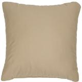 Antique Beige 18-inch Knife-edged Outdoor Pillows with Sunbrella Fabric (Set of 2)