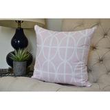 26 x 26 inch Ovals and Stripes Geometric Print Pillow