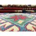 FineRugCollection Hand-knotted Fine Pakistan Kazak Red and Beige Wool Rug - 9' x 12'2