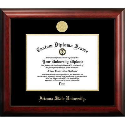 Arizona State University 11w x 8.5h Gold Embossed Diploma Frame