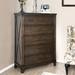 Epona Rustic Dark Walnut 5-Drawer Vertical Chest by The Gray Barn